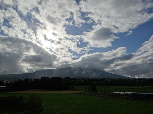 番外写真館秋の富士山22｜ホッキョクグマと三角コーン